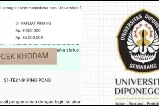 Server pengumuman ujian mandiri UNDIP