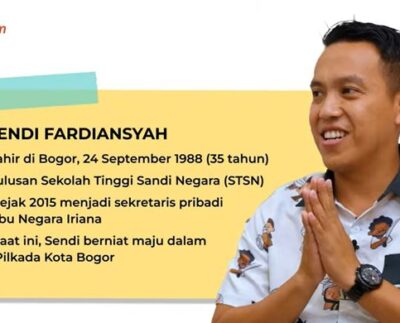 Sendi Fardiansyah Calon Wali Kota Bogor