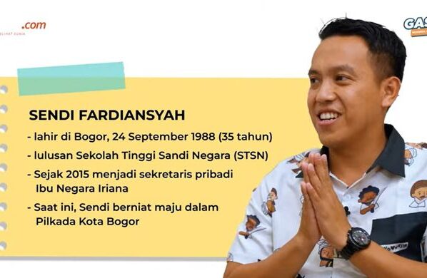 Sendi Fardiansyah Calon Wali Kota Bogor