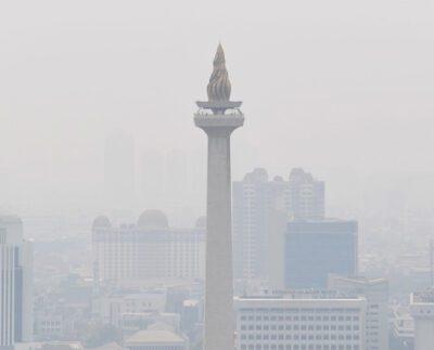 Gedung di Jakarta Tersamar Polusi Udara (Sumber Media Indonesia)