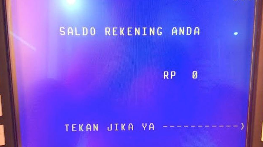Ribut ATM Indonesia vs Amerika, Kalau Nggak Ada Saldonya, Buat Apa?